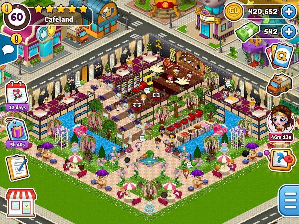咖啡乐园Cafeland餐厅游戏破解版 咖啡乐园Cafeland餐厅游戏破解版