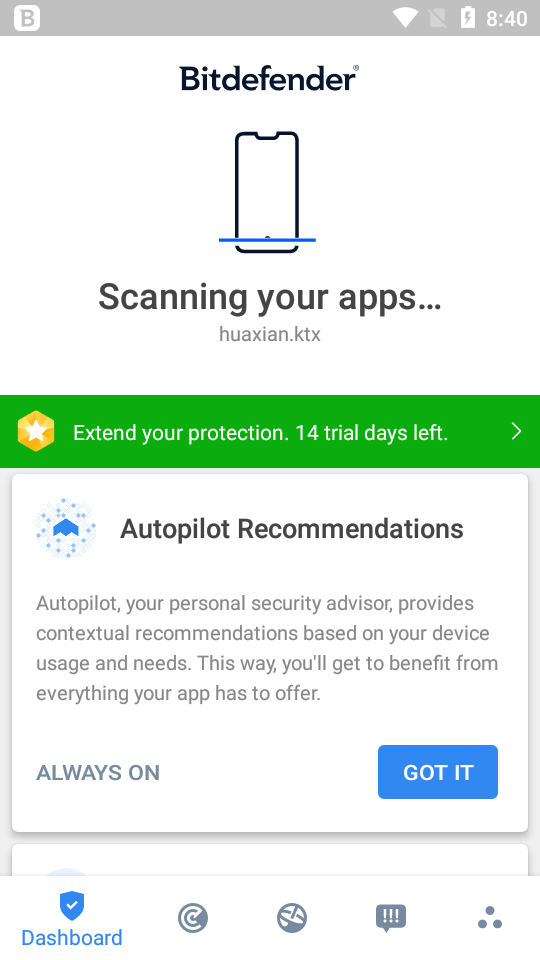 比特梵德杀毒安卓破解版 比特梵德杀毒安卓破解版