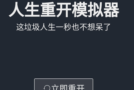 人生重开模拟器 人生重开模拟器