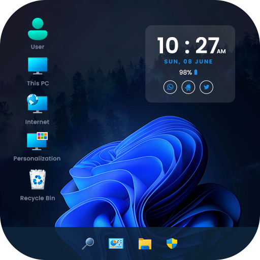 win11电脑桌面(Computer Launcher)