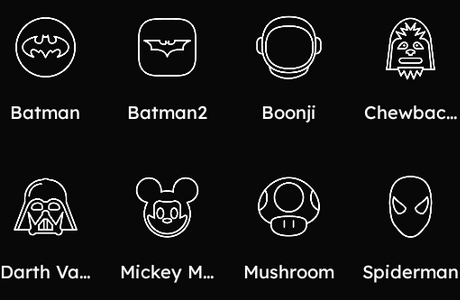 白色线性图标Vera Outline White破解版 白色线性图标Vera Outline White破解版