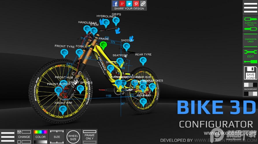 山地车模拟器(Bike 3D Configurator)